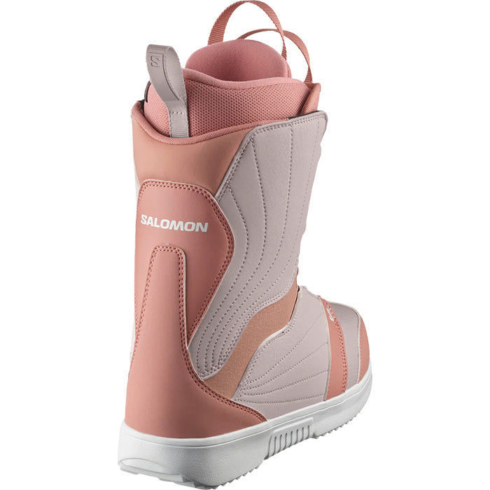 日本正規品 スノーボード ブーツ サロモン パール ボア 23-24 SALOMON PEARL BOA Ash Rose/Lilac Ash/White WOMEN'S ウィメンズ 女性 2024 金具 スノボー