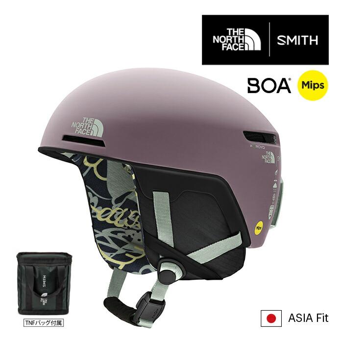 SMITH スミス ヘルメット 23-24 CODE MIPS ASIA FIT Matte TNF Fawn Grey コード ミップス THE NORTH FACE プロテクター スノーボード スキー 日本正規品