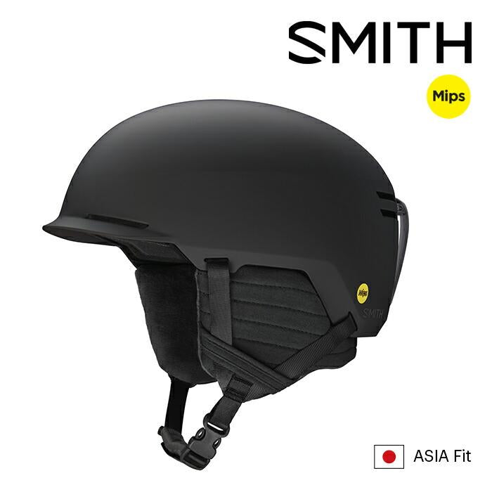 SMITH HELMET スミス ヘルメット 23-24 SCOUT MIPS ASIA FIT Matte Black スカウト ミップス プロテクター スノーボード スノボ スキー 日本正規品