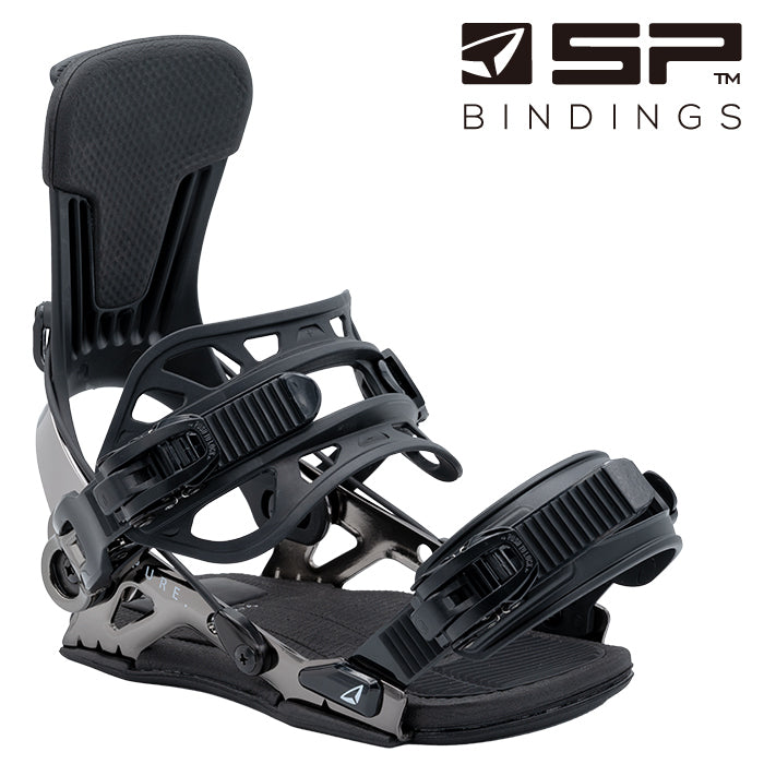 日本正規品 エスピー スノーボード ビンディング 23-24 SP BINDING SLAB PURE MULTIENTRY Black UNISEX エスラブ ピュア マルチエントリー バインディング