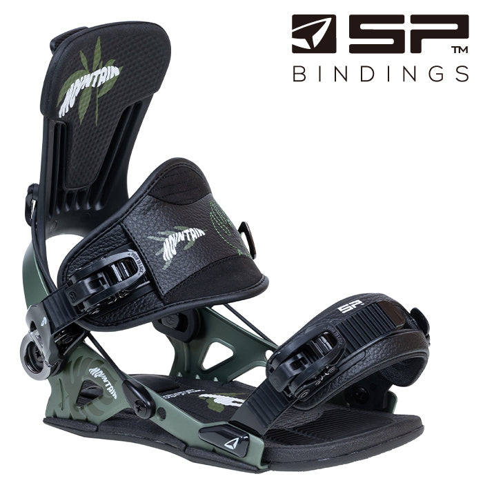 日本正規品 エスピー スノーボード ビンディング 23-24 SP BINDING MOUNTAIN MULTIENTRY Olive UNISEX マウンテン マルチエントリー バインディング