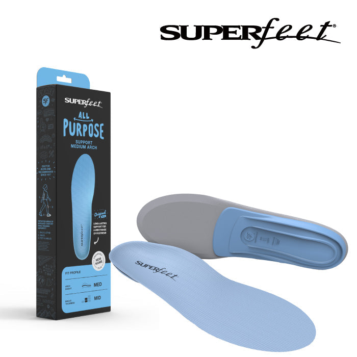 SUPERFEET スーパーフィート インソール All-Purpose Support Medium Arch Blue ブルー スポーツ 作業靴 スノーボード ランニング 登山 中敷 日本正規品