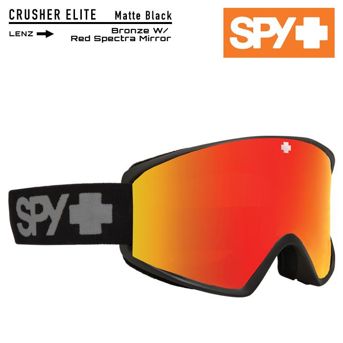 日本正規品 スノーボード ゴーグル スパイ 23-24 SPY  OPTIC CRUSHER ELITE Matte Black - Hd Bronze W/Red Spectra スキー