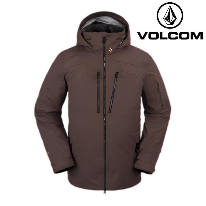 日本正規品 スノーボード ウェア ボルコム ジャケット 23-24 VOLCOM GUCH STRETCH GORE JACKET BRN-Brown G0652401 MEN'S ゴアテックス メンズ 男性