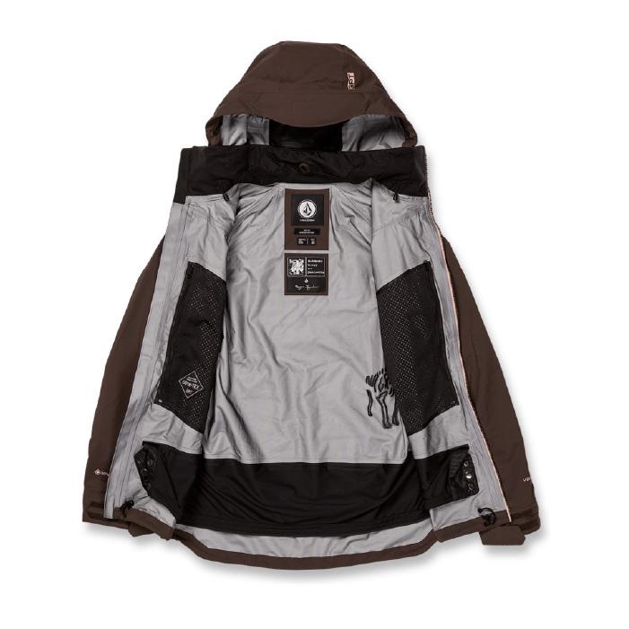 日本正規品 スノーボード ウェア ボルコム ジャケット 23-24 VOLCOM GUCH STRETCH GORE JACKET BRN-Brown G0652401 MEN'S ゴアテックス メンズ 男性