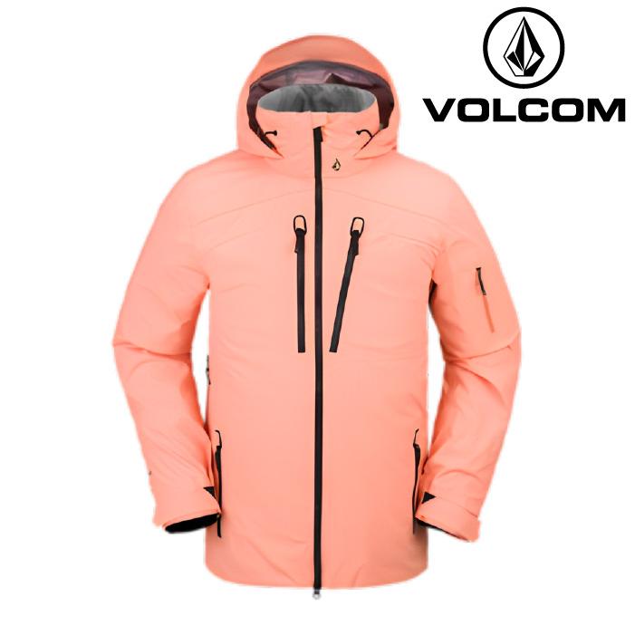 VOLCOM WEAR ボルコム ウェア ジャケット 23-24 GUCH STRETCH GORE JACKET PCH-Peach G0652401 MEN'S ゴアテックス メンズ 男性 スノーボード 日本正規品