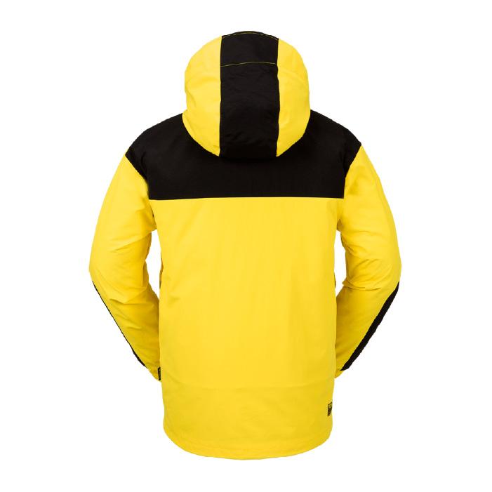 日本正規品 スノーボード ウェア ボルコム ジャケット 23-24 VOLCOM LONGO GORE-TEX JACKET BTY-Bright Yellow G0652404 MEN'S ゴアテックス メンズ 男性