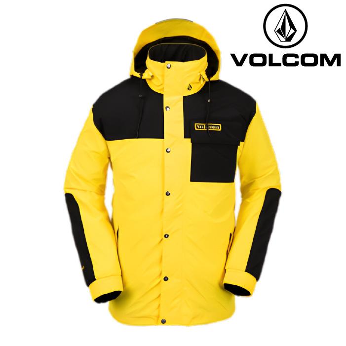 日本正規品 スノーボード ウェア ボルコム ジャケット 23-24 VOLCOM LONGO GORE-TEX JACKET BTY-Bright Yellow G0652404 MEN'S ゴアテックス メンズ 男性