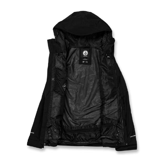 日本正規品 スノーボード ウェア ボルコム ジャケット 23-24 VOLCOM L GORE-TEX JACKET BLK-Black G0652406 MEN'S ゴアテックス メンズ 男性