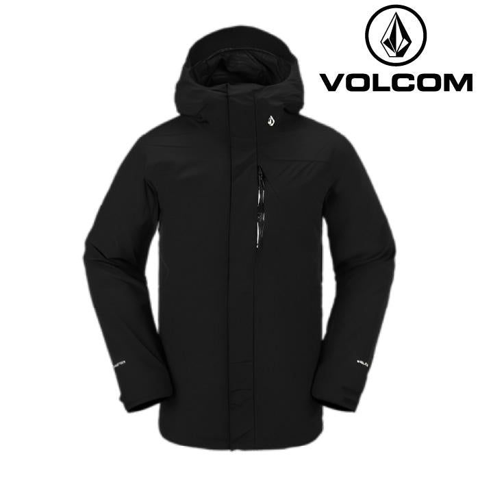 日本正規品 スノーボード ウェア ボルコム ジャケット 23-24 VOLCOM L GORE-TEX JACKET BLK-Black G0652406 MEN'S ゴアテックス メンズ 男性