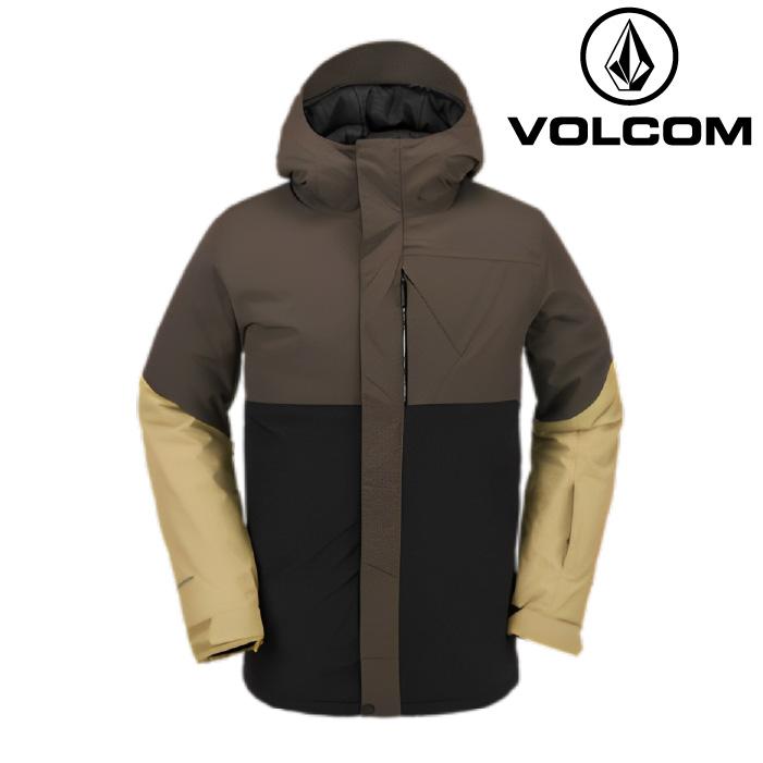 日本正規品 スノーボード ウェア ボルコム ジャケット 23-24 VOLCOM L GORE-TEX JACKET BRN-Brown G0652406 MEN'S ゴアテックス メンズ 男性