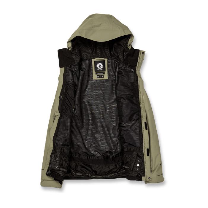 日本正規品 スノーボード ウェア ボルコム ジャケット 23-24 VOLCOM L GORE-TEX JACKET LTM-Light Military G0652406 MEN'S ゴアテックス メンズ 男性