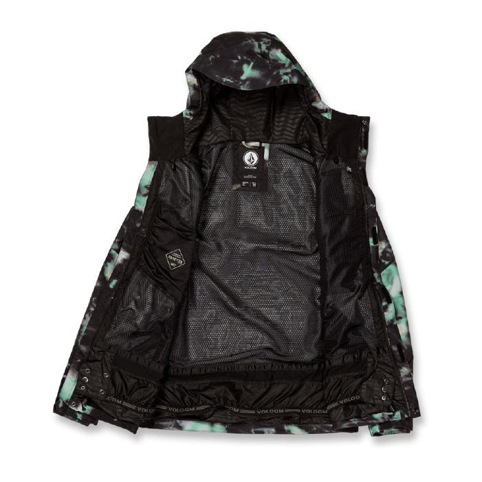 日本正規品 スノーボード ウェア ボルコム ジャケット 23-24 VOLCOM L GORE-TEX JACKET SPB-Spritz Black G0652406 MEN'S ゴアテックス メンズ 男性