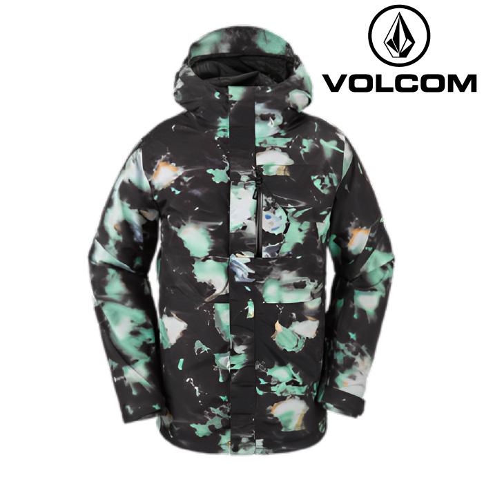 日本正規品 スノーボード ウェア ボルコム ジャケット 23-24 VOLCOM L GORE-TEX JACKET SPB-Spritz Black G0652406 MEN'S ゴアテックス メンズ 男性