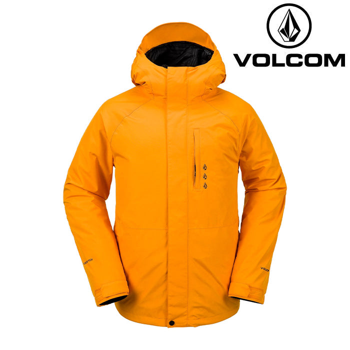 日本正規品 スノーボード ウェア ボルコム ジャケット 23-24 VOLCOM DUA GORE-TEX JACKET GLD-Gold ゴアテックス メンズ 男性スキー