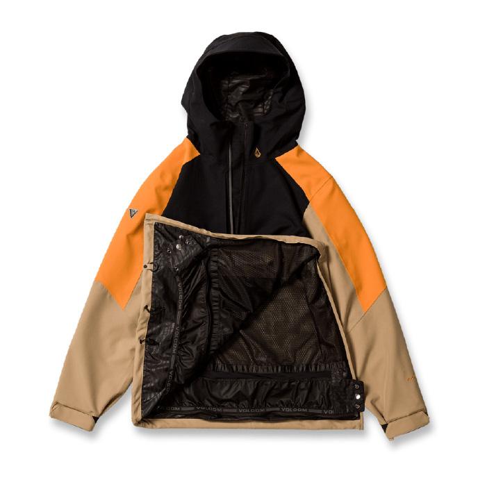 日本正規品 スノーボード ウェア ボルコム ジャケット 23-24 VOLCOM BRIGHTON PULLOVER GLD-Gold G0652408 MEN'S メンズ 男性 プルオーバー