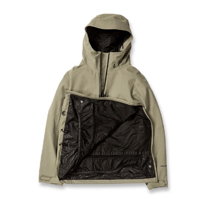 日本正規品 スノーボード ウェア ボルコム ジャケット 23-24 VOLCOM BRIGHTON PULLOVER LTM-Light Military G0652408 MEN'S メンズ 男性 プルオーバー