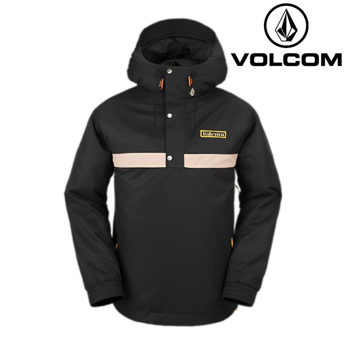 VOLCOM WEAR ボルコム ウェア ジャケット 23-24 LONGO PULLOVER BLK-Black G0652411 MEN'S メンズ 男性 プルオーバー スノーボード 日本正規品 予約