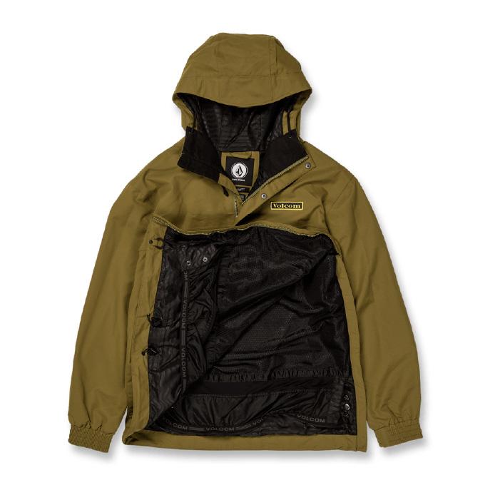 日本正規品 スノーボード ウェア ボルコム ジャケット 23-24 VOLCOM LONGO PULLOVER MOS-Moss G0652411 MEN'S メンズ 男性 プルオーバー