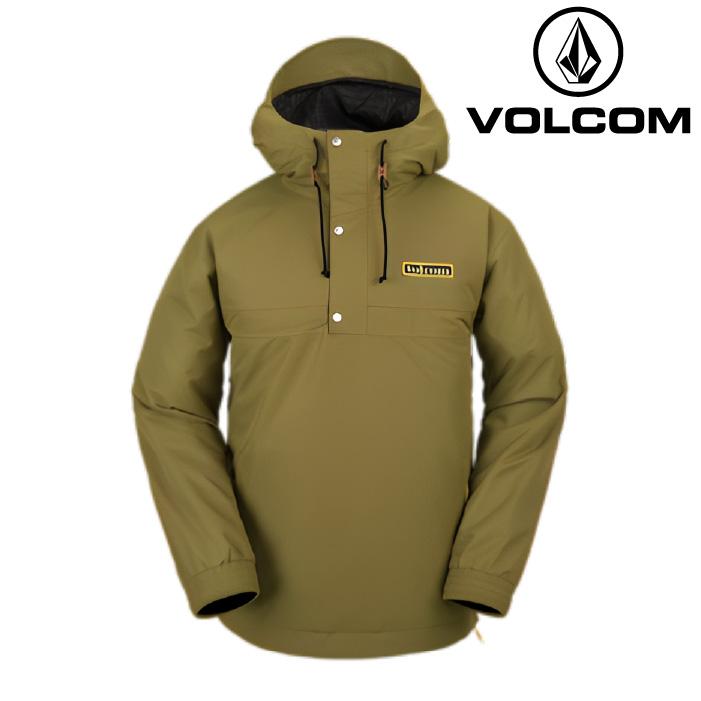 日本正規品 スノーボード ウェア ボルコム ジャケット 23-24 VOLCOM LONGO PULLOVER MOS-Moss G0652411 MEN'S メンズ 男性 プルオーバー