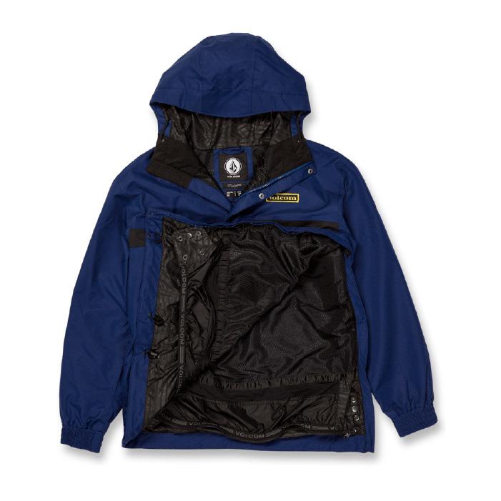 日本正規品 スノーボード ウェア ボルコム ジャケット 23-24 VOLCOM LONGO PULLOVER NVY-Navy G0652411 MEN'S メンズ 男性 プルオーバー