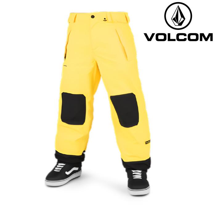 VOLCOM WEAR ボルコム ウェア パンツ 23-24 LONGO GORE-TEX PANT BTY-Bright Yellow G1352405 MEN'S ゴアテックス メンズ 男性 スノーボード 日本正規品 予約