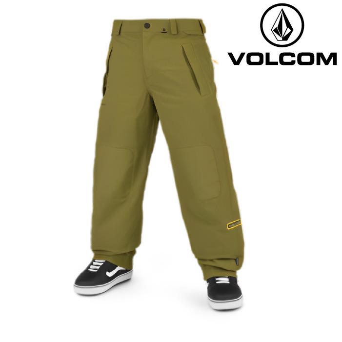 VOLCOM WEAR ボルコム ウェア パンツ 23-24 LONGO GORE-TEX PANT MOS-Moss G1352405 MEN'S ゴアテックス メンズ 男性 スノーボード 日本正規品 予約