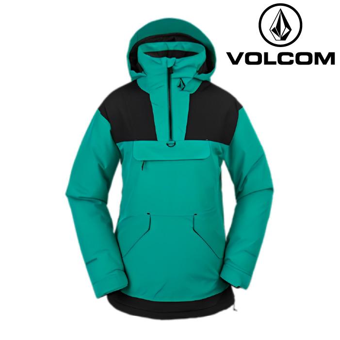 日本正規品 スノーボード ウェア ボルコム ジャケット 23-24 VOLCOM FERN INS GORE PULLOVER VBG-Vibrant Green H0452403 WOMEN'S ゴアテックス