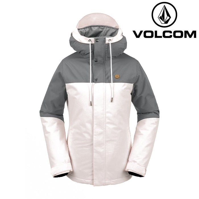 日本正規品 スノーボード ウェア ボルコム ジャケット 23-24 VOLCOM BOLT INS JACKET CLT-Calcite ウィメンズ 女性スキー