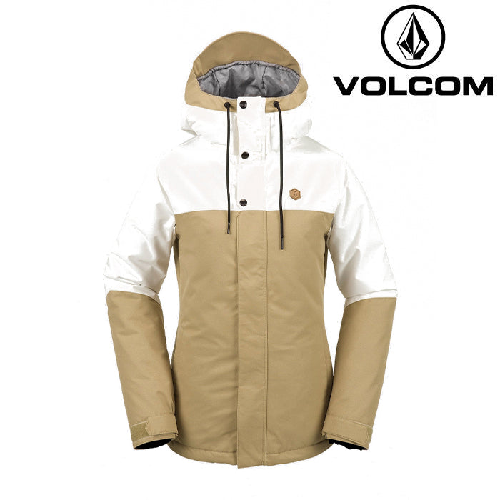 日本正規品 スノーボード ウェア ボルコム ジャケット 23-24 VOLCOM BOLT INS JACKET DKA-Dark Khaki ウィメンズ 女性スキー