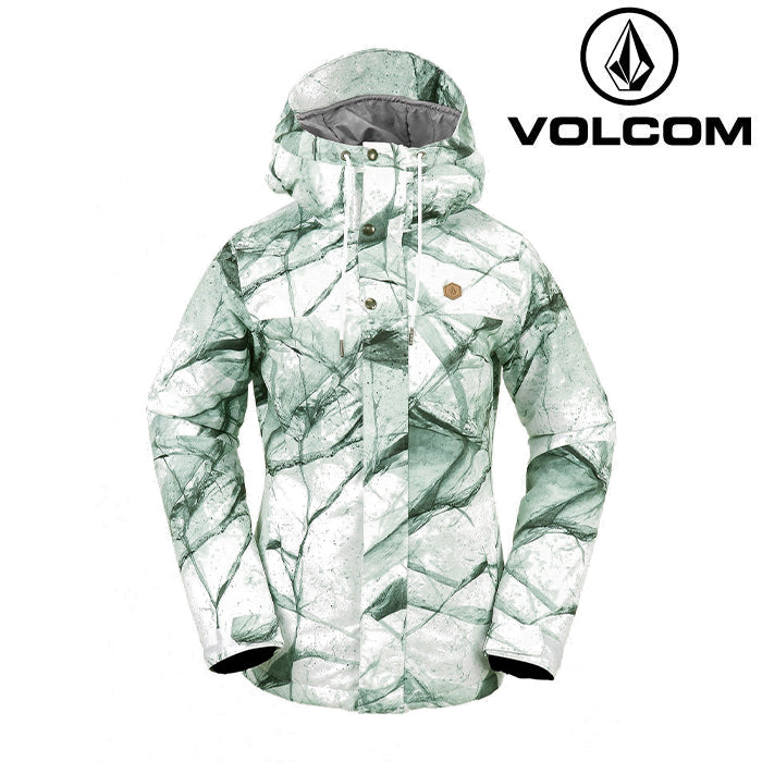 日本正規品 スノーボード ウェア ボルコム ジャケット 23-24 VOLCOM BOLT INS JACKET WTI-White Ice ウィメンズ 女性スキー