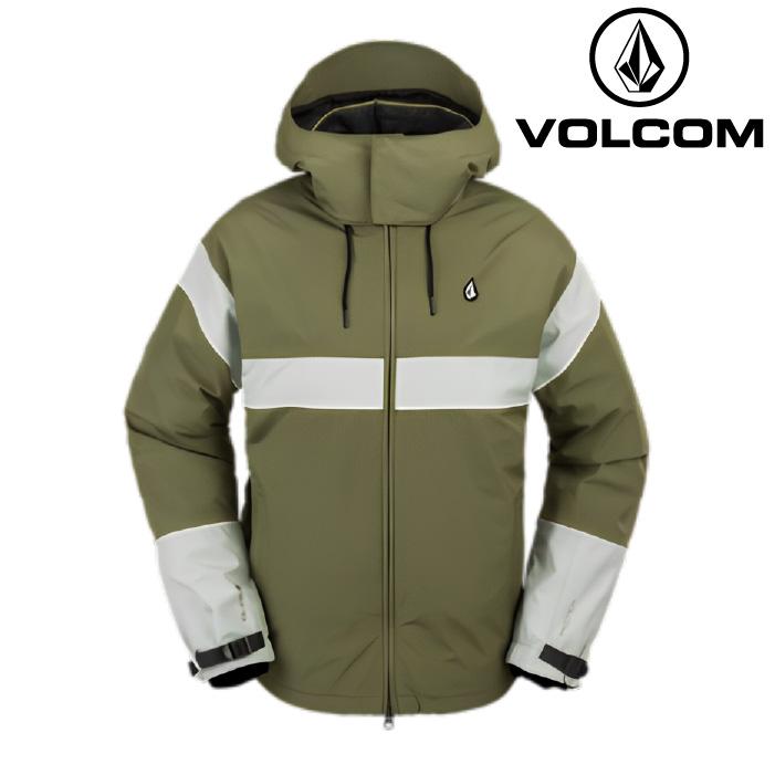 日本正規品 スノーボード ウェア ボルコム ジャケット 23-24 VOLCOM MELANCON GORE-TEX JACKET MIL-Military H0652401 WOMEN'S ゴアテックス ウィメンズ