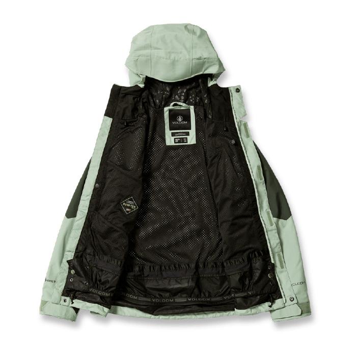 日本正規品 スノーボード ウェア ボルコム ジャケット 23-24 VOLCOM V.CO ARIS GORE-TEX JACKET SGF-Sage Frost H0652402 WOMEN'S ゴアテックス ウィメンズ