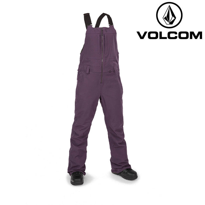 日本正規品 スノーボード ウェア ボルコム パンツ 23-24 VOLCOM SWIFT BIB OVERALL BRY-Blackberry ウィメンズ 女性スキー