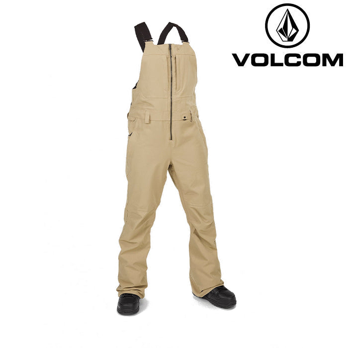 日本正規品 スノーボード ウェア ボルコム パンツ 23-24 VOLCOM SWIFT BIB OVERALL DKA-Dark Khaki ウィメンズ 女性スキー