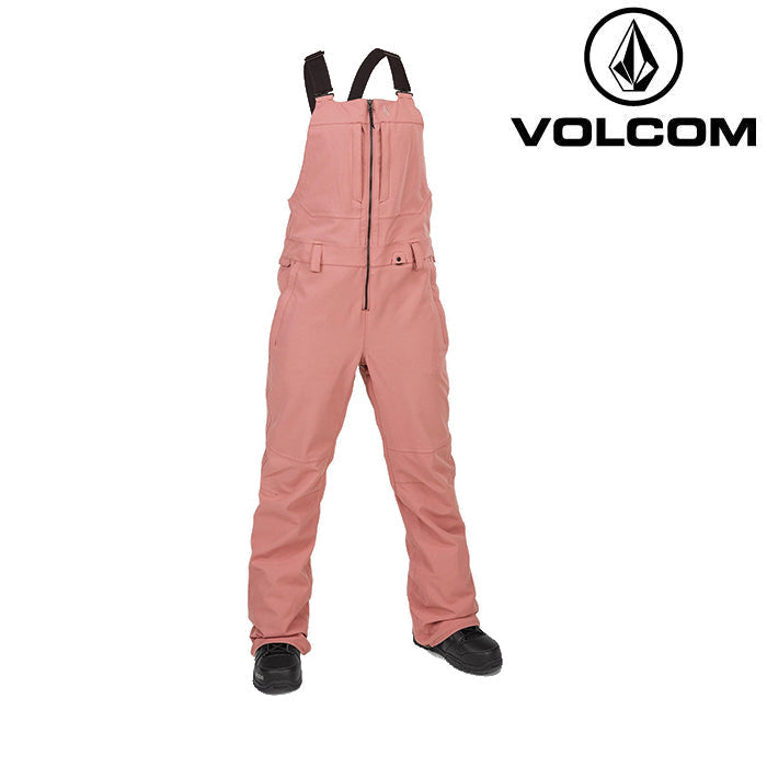 日本正規品 スノーボード ウェア ボルコム パンツ 23-24 VOLCOM SWIFT BIB OVERALL EPK-Earth Pink ウィメンズ 女性スキー