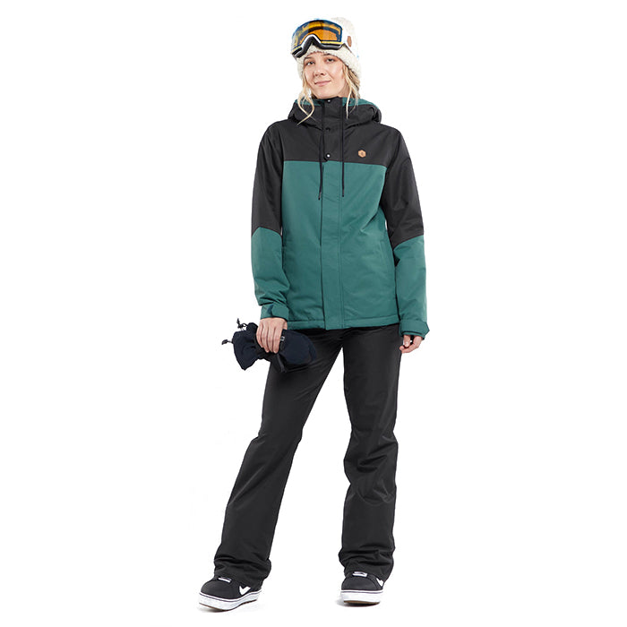 日本正規品 スノーボード ウェア ボルコム パンツ 23-24 VOLCOM HALLEN PANT BLK-Black ウィメンズ 女性スキー