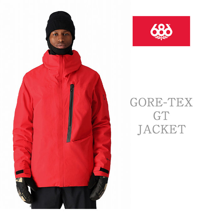 686 six eight six 24-25 Collection GORE-TEX GT JACKET 早期予約 スノーボード ウェア シックスエイトシックス ロクハチロク ゴアテックス スノーボードウェア カービング パウダー バックカントリー グラトリ メンズ