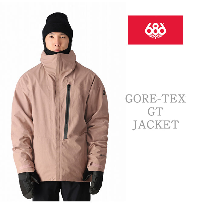 686 six eight six 24-25 Collection GORE-TEX GT JACKET 早期予約 スノーボード ウェア シックスエイトシックス ロクハチロク ゴアテックス スノーボードウェア カービング パウダー バックカントリー グラトリ メンズ