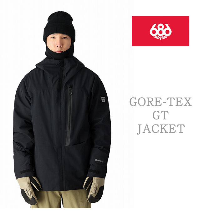 686 six eight six 24-25 Collection GORE-TEX GT JACKET 早期予約 スノーボード ウェア シックスエイトシックス ロクハチロク ゴアテックス スノーボードウェア カービング パウダー バックカントリー グラトリ メンズ