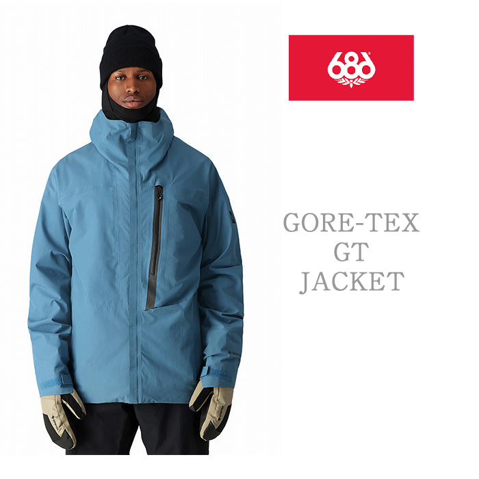 686 six eight six 24-25 Collection GORE-TEX GT JACKET 早期予約 スノーボード ウェア シックスエイトシックス ロクハチロク ゴアテックス スノーボードウェア カービング パウダー バックカントリー グラトリ メンズ