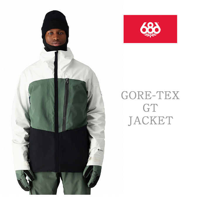 686 six eight six 24-25 Collection GORE-TEX GT JACKET 早期予約 スノーボード ウェア シックスエイトシックス ロクハチロク ゴアテックス スノーボードウェア カービング パウダー バックカントリー グラトリ メンズ