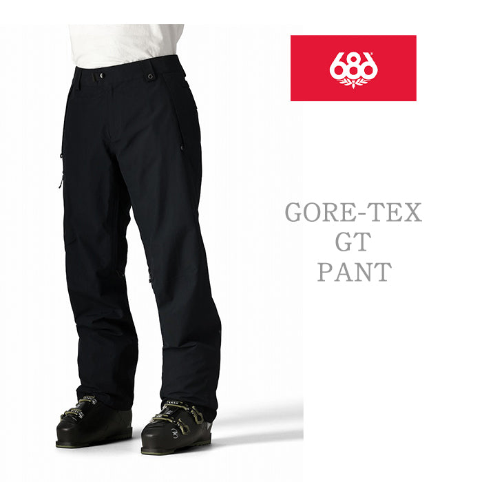 686 six eight six 24-25 Collection GORE-TEX GT PANT 早期予約 スノーボード ウェア シックスエイトシックス ロクハチロク ゴアテックス スノーボードウェア カービング パウダー バックカントリー グラトリ メンズ