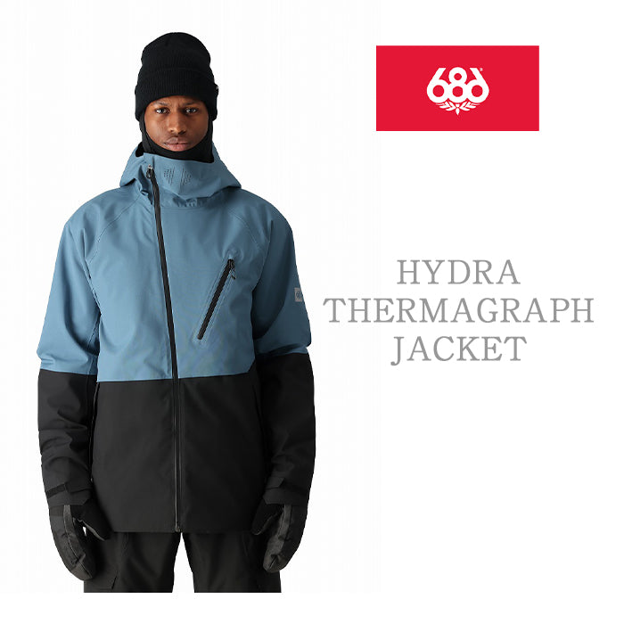 686 six eight six 24-25 Collection HYDRA THERMAGRAPH JACKET 早期予約 スノーボード ウェア シックスエイトシックス ロクハチロク スノーボードウェア カービング パウダー バックカントリー グラトリ メンズ