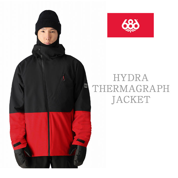 686 six eight six 24-25 Collection HYDRA THERMAGRAPH JACKET 早期予約 スノーボード ウェア シックスエイトシックス ロクハチロク スノーボードウェア カービング パウダー バックカントリー グラトリ メンズ