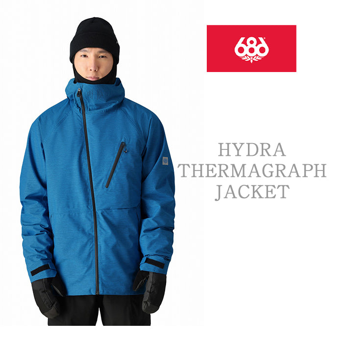 686 six eight six 24-25 Collection HYDRA THERMAGRAPH JACKET 早期予約 スノーボード ウェア シックスエイトシックス ロクハチロク スノーボードウェア カービング パウダー バックカントリー グラトリ メンズ