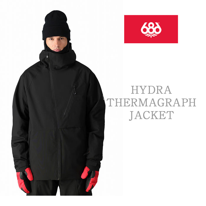 686 six eight six 24-25 Collection HYDRA THERMAGRAPH JACKET 早期予約 スノーボード ウェア シックスエイトシックス ロクハチロク スノーボードウェア カービング パウダー バックカントリー グラトリ メンズ