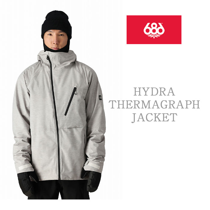 686 six eight six 24-25 Collection HYDRA THERMAGRAPH JACKET 早期予約 スノーボード ウェア シックスエイトシックス ロクハチロク スノーボードウェア カービング パウダー バックカントリー グラトリ メンズ