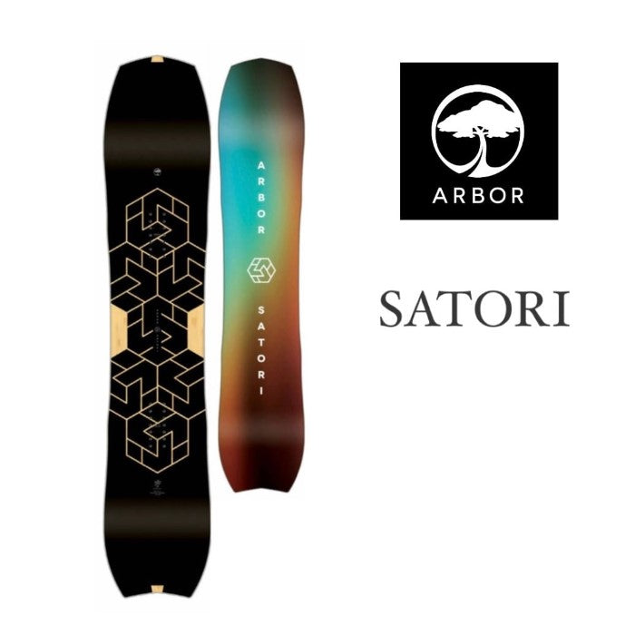 予約受付中 24-25 ARBOR SATORI アーバー サトリ キャンバー パウダー バックカントリー カービング パーク フリーラン グラトリ 板 ボード スノーボード