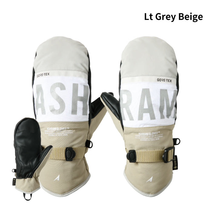 スノーボード ミット アシュラム ASHRAM DGMA Black・White・Lt Grey Beige・Yellow Coyote・Lt Purple Off White メンズ レディース 24-25 日本正規品